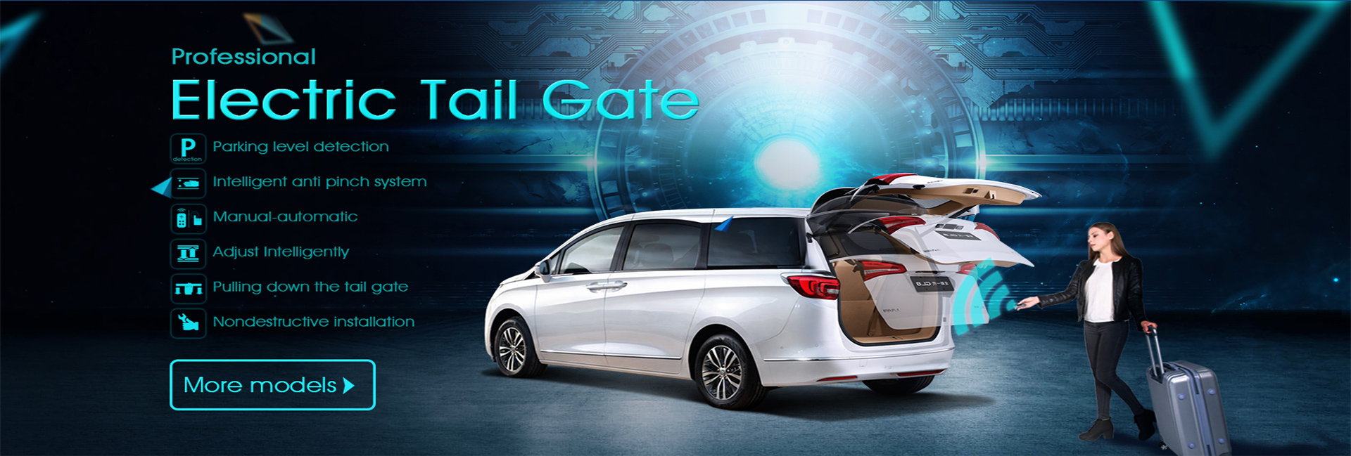 electric tailgate system