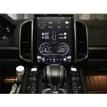 10.4 inch vertical screen tesla style android car multimedia screen for Porsche Cayenne 2011-2016