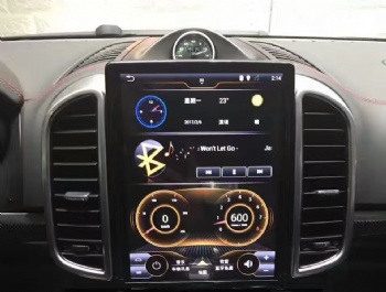 10.4 inch vertical screen tesla style android car multimedia screen for Porsche Cayenne 2011-2016